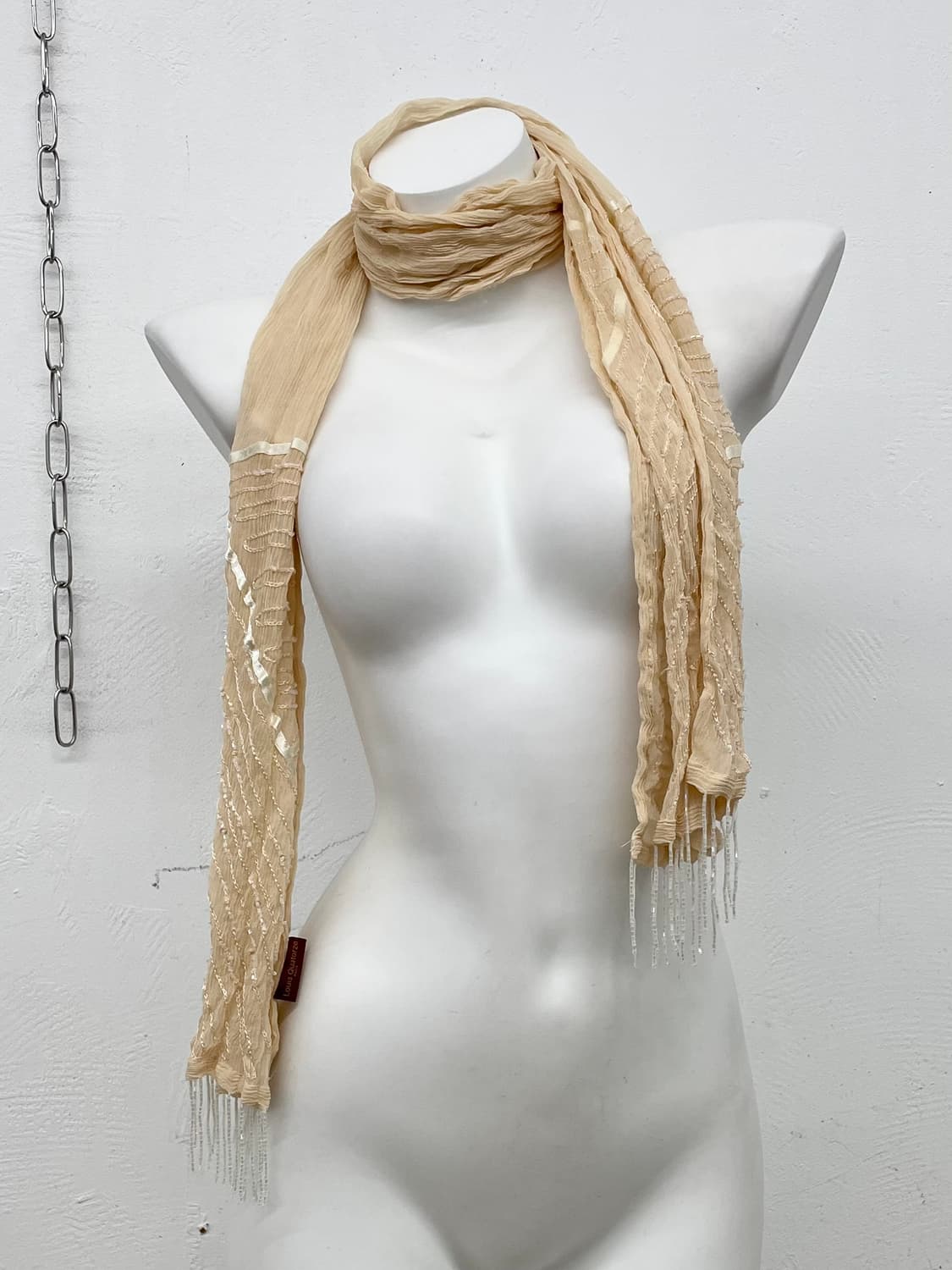 페어리 실크 비즈 수술 머플러  상품이미지2