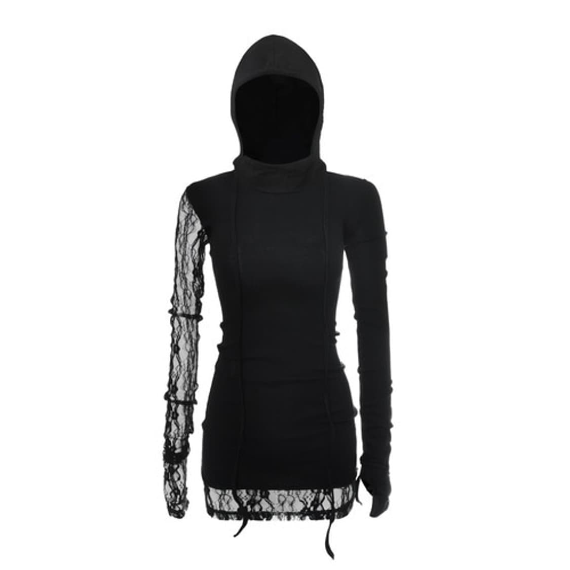 bnfrom 비엔프롬 프롬 레이스 후드 원피스 상품이미지6