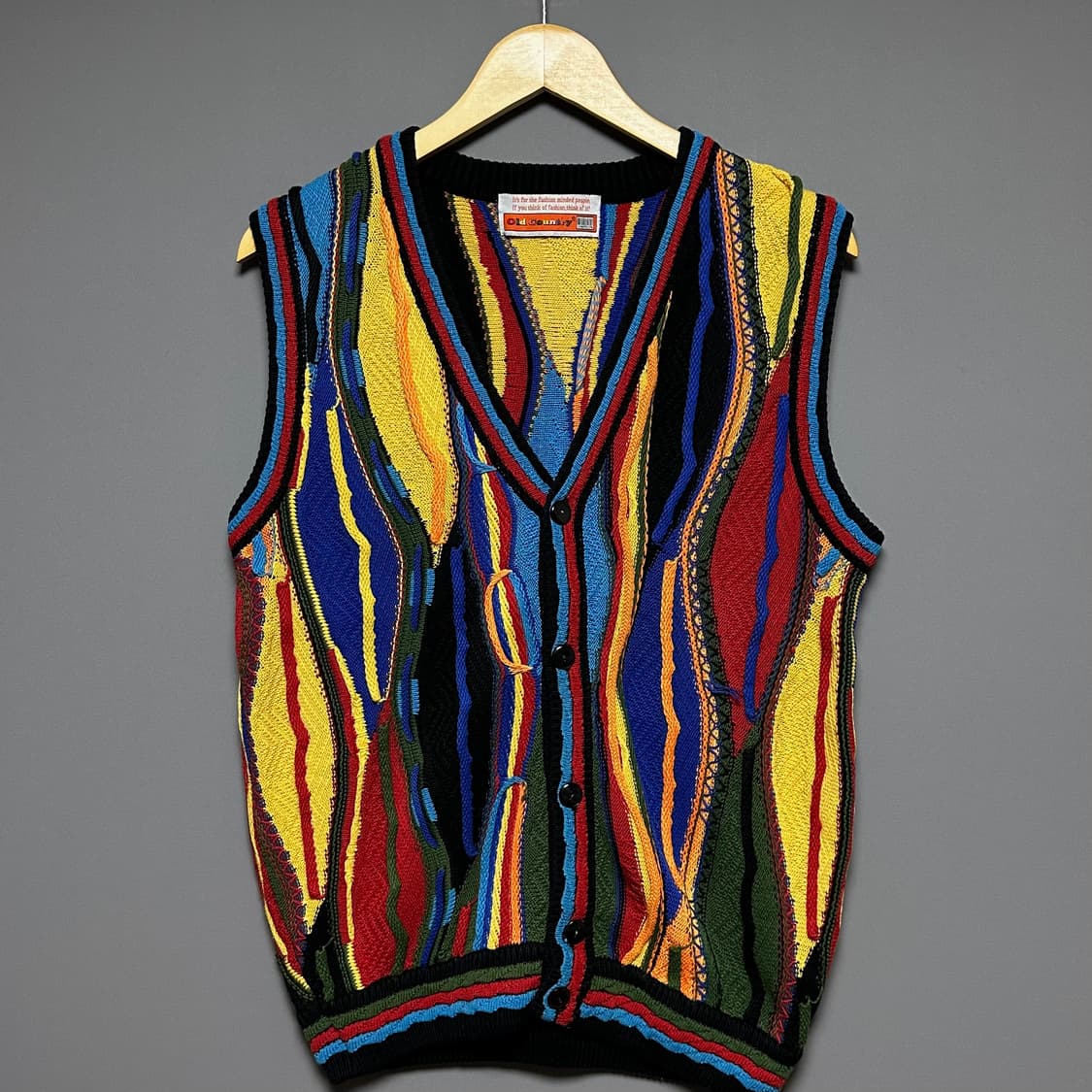 [L]쿠지st 빈티지 케이블 니트 베스트 상품이미지1