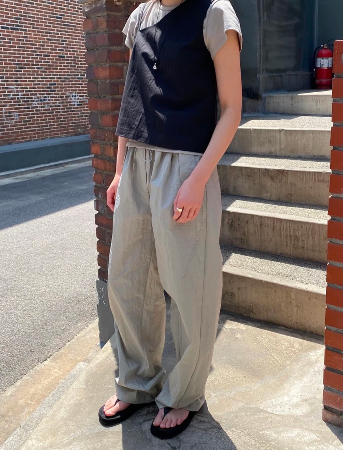 미엔느 shop mienne 폴 커브팬츠 상품이미지2