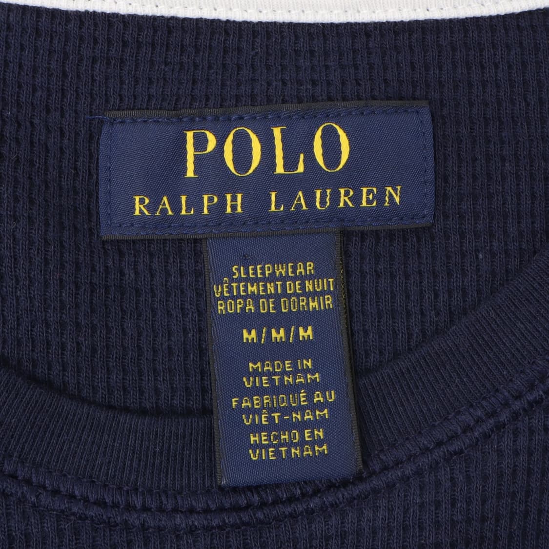 폴로 랄프로렌 네이비 로고 와플 롱슬리브 상품이미지8