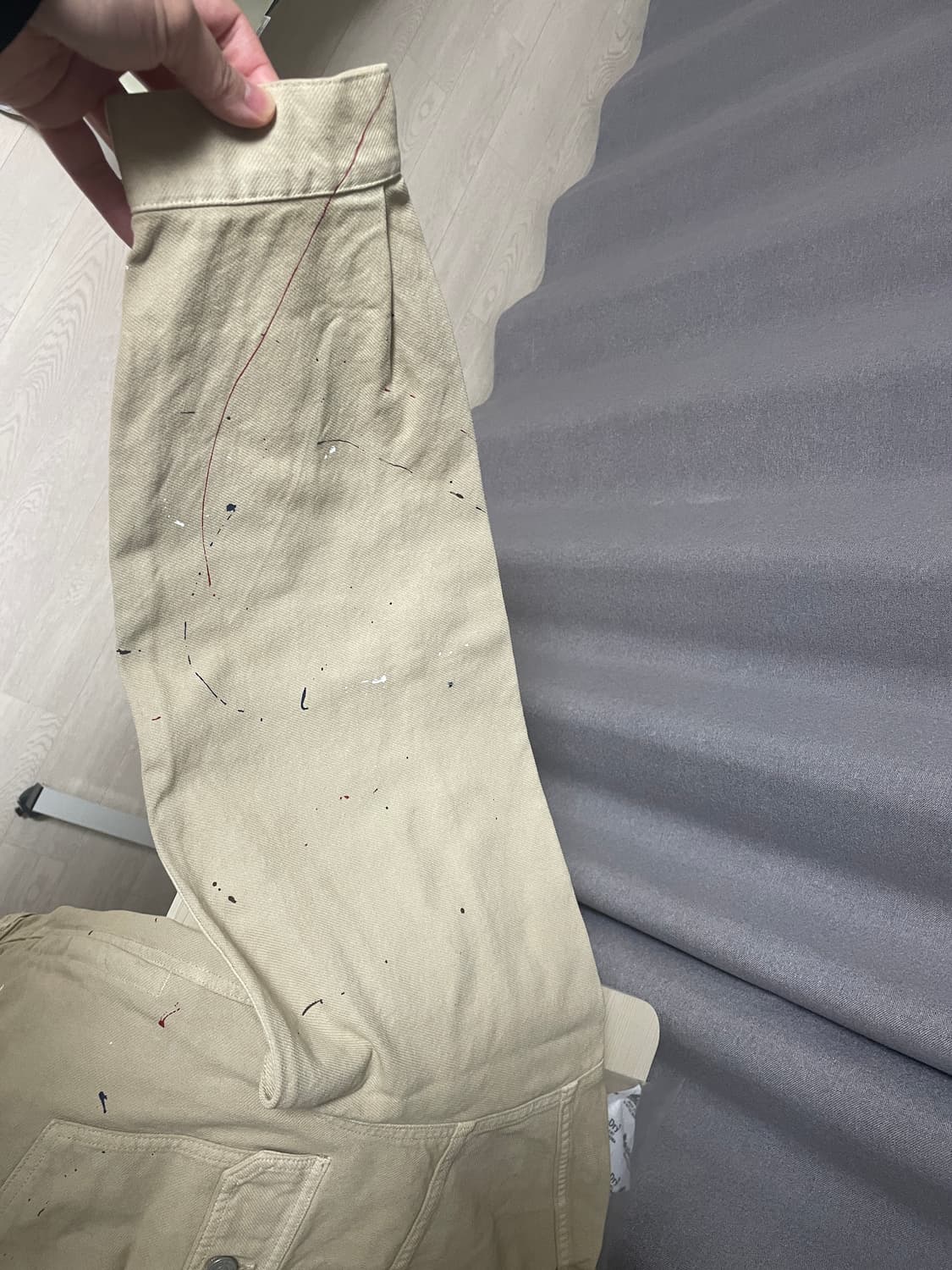 비즈빔21SS Spot 101XX JKT 데님 자켓 베이지 3 사이즈  상품이미지4