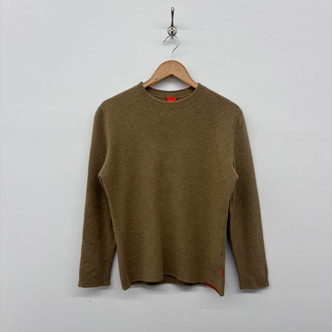 BOSS 보스 브라운 캐시미어 니트 남M 상품이미지1