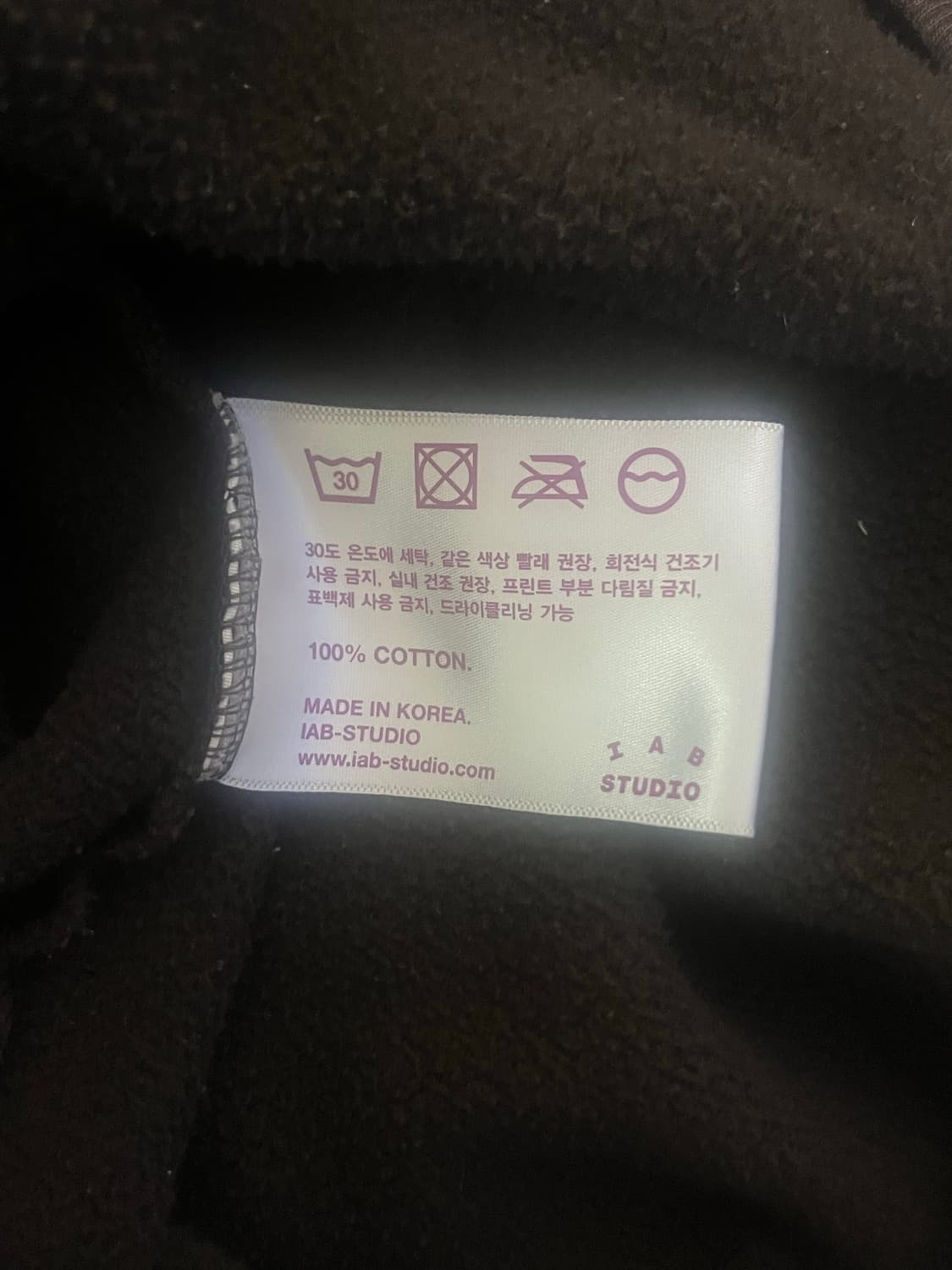 아이앱스튜디오 후드 브라운 L 상품이미지4