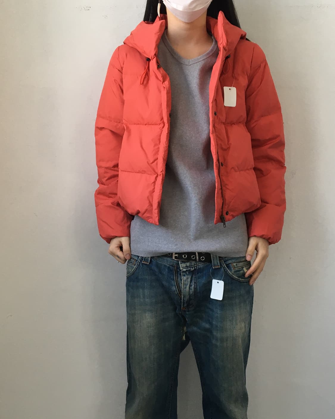 Padded high neck jacket 상품이미지8