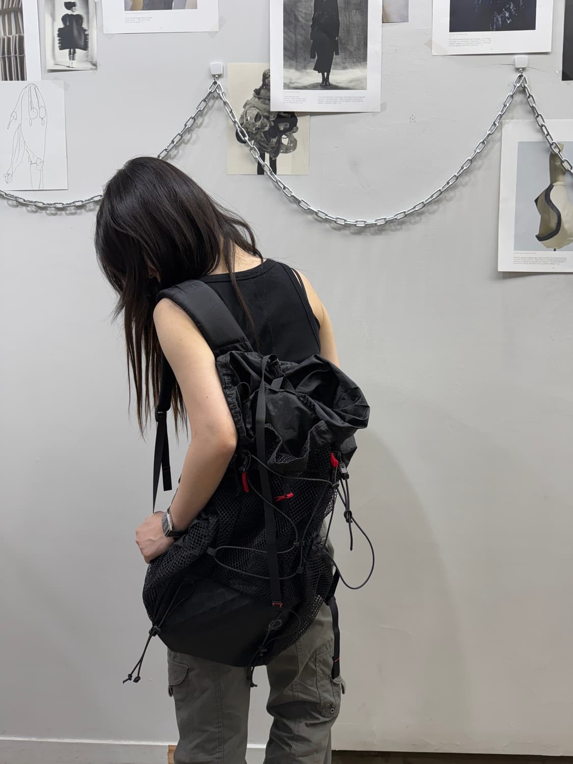 야마토미치 미니2 블랙 백팩 상품이미지2