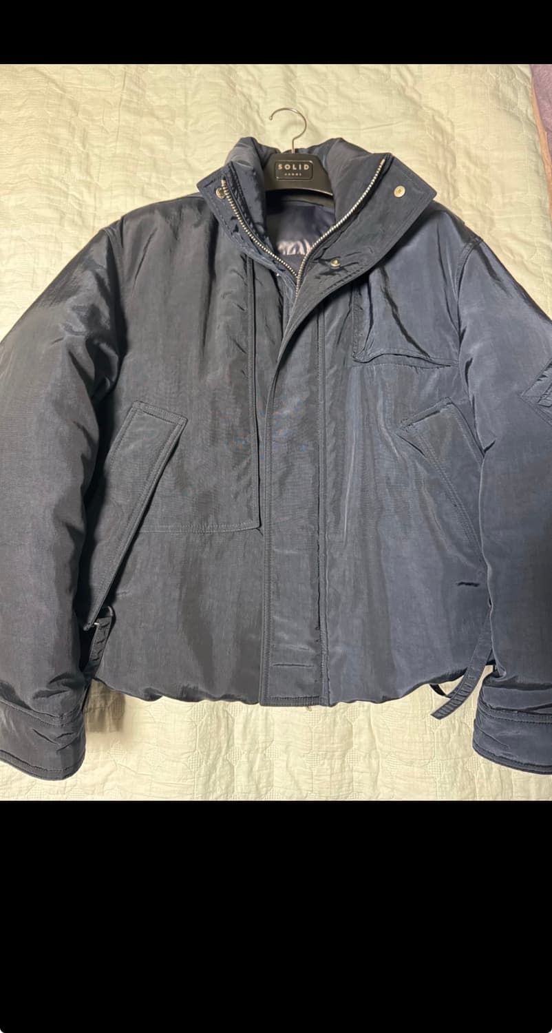 솔리드옴므 125패딩 네이비 상품이미지1