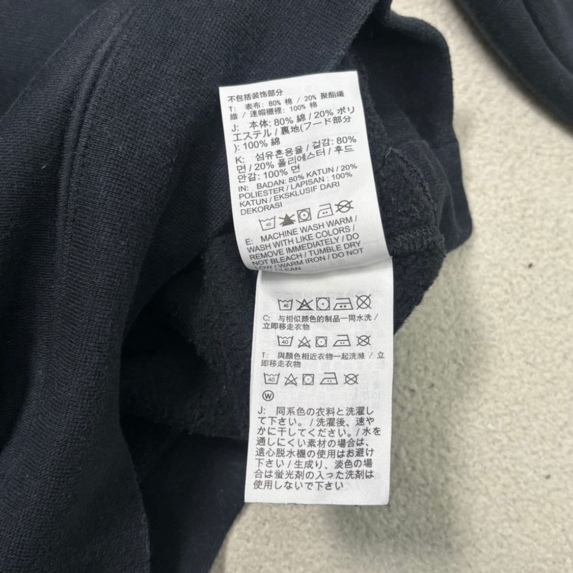 NIKE 기모 후드티 블랙 L 상품이미지7