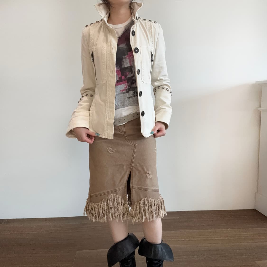 Zadig & Voltaire Punk Studded jacket 상품이미지2