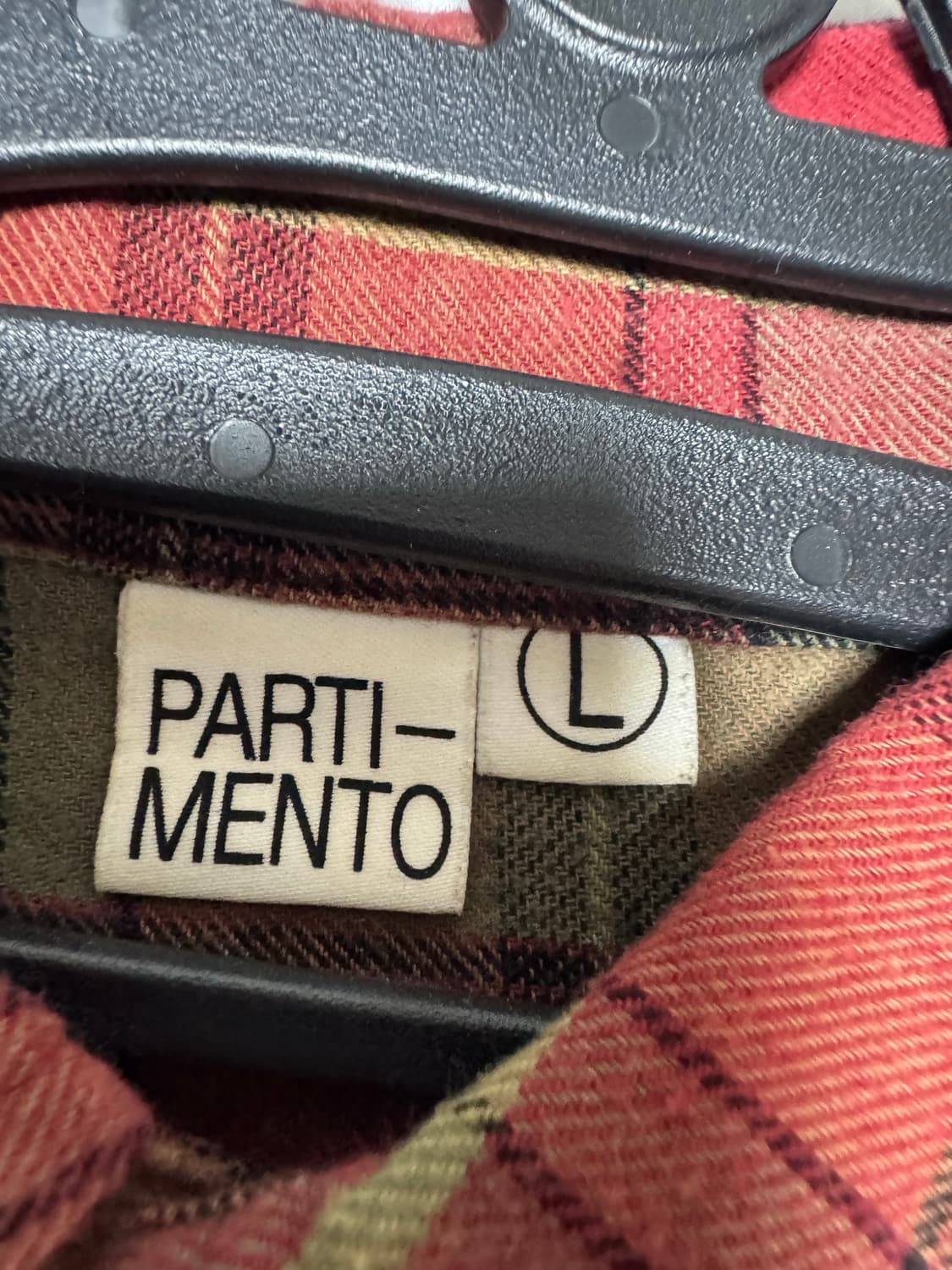 파르티멘토 체크 셔츠 L 상품이미지2