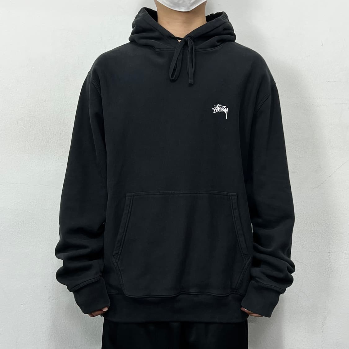 스투시 멀티 베이직 로고 후디 블랙 상품이미지1