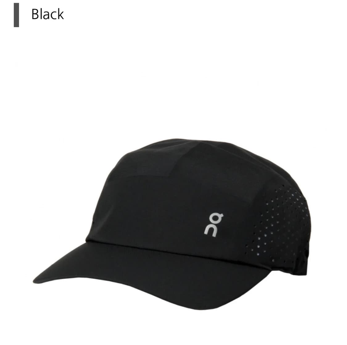온러닝 퍼포먼스 캡 블랙 새상품 상품이미지2