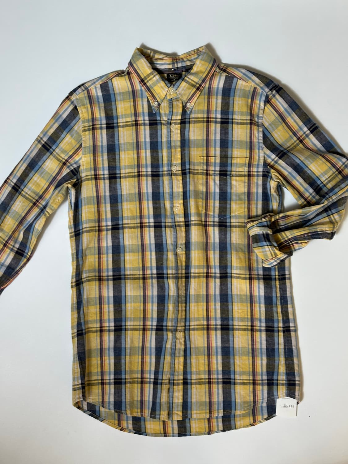 Lee 옐로우 체크 셔츠  상품이미지7