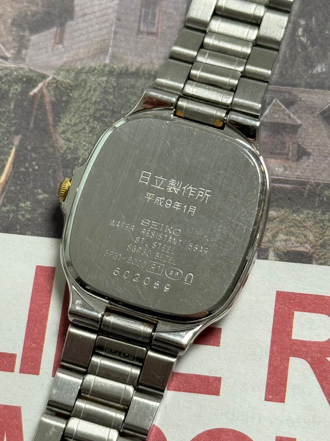 Seiko 세이코 히타치 콤보 스퀘어 쿼츠 상품이미지4