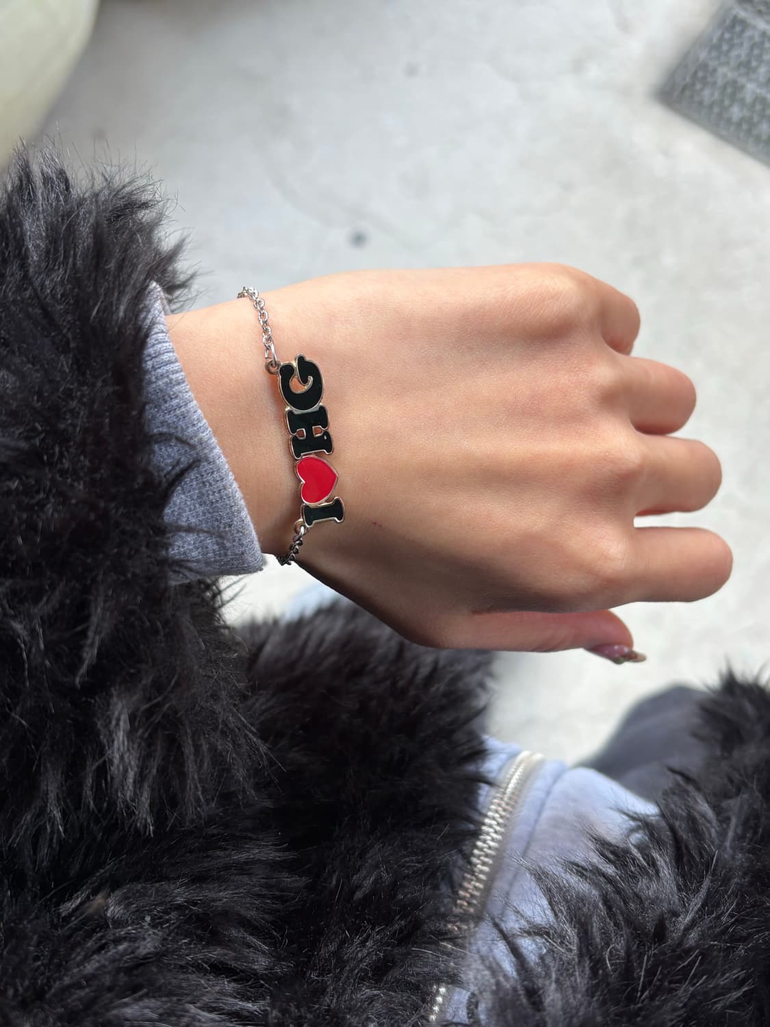 히스테릭글래머 로고 팔찌 상품이미지2