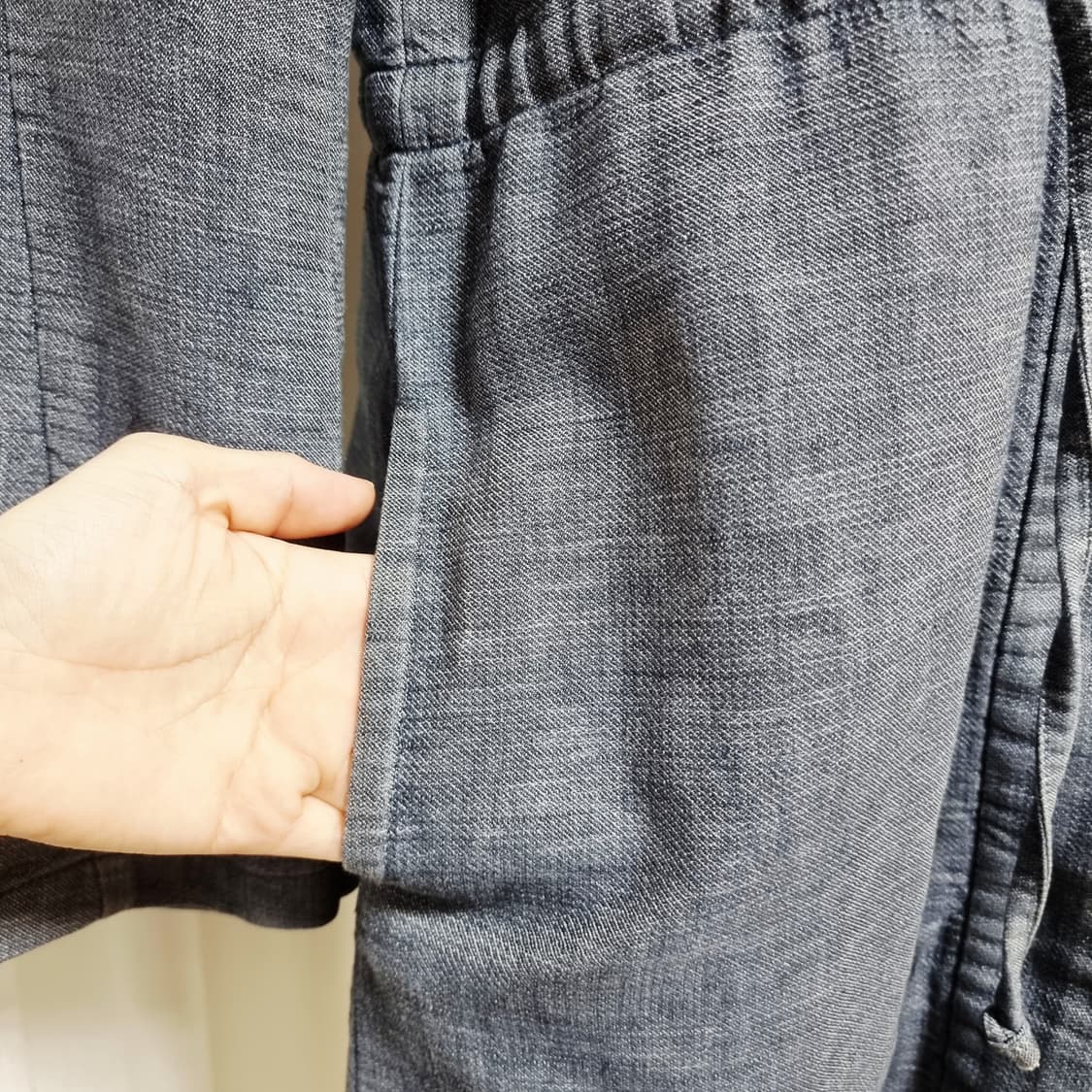 아떼 바네사브루노 데님코튼 원피스 겸 집업 롱자켓 (55) 린넨40%혼방 상품이미지6