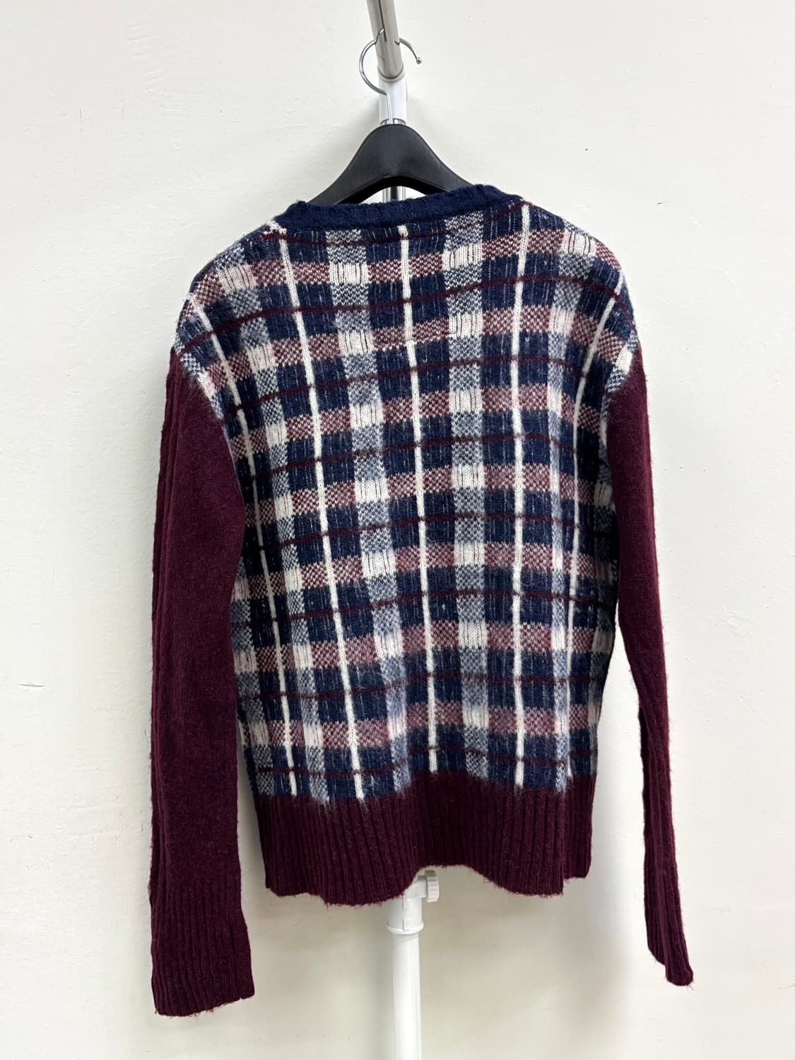 빈티지 체크 니트 상품이미지8