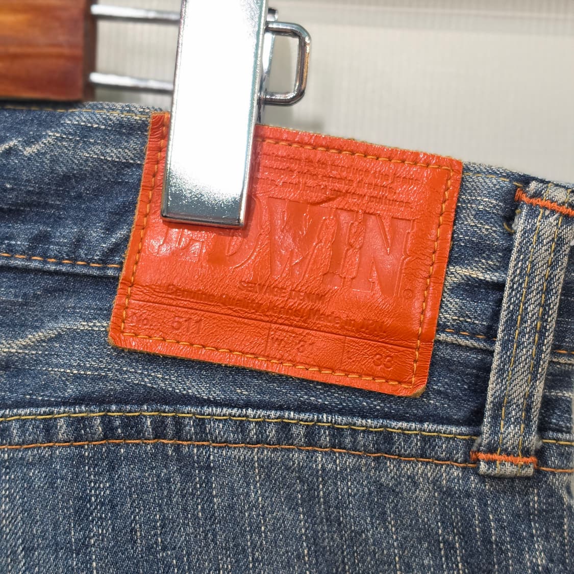 에드윈 511 빈티지 더티워싱 플레어진- 31-32 상품이미지7