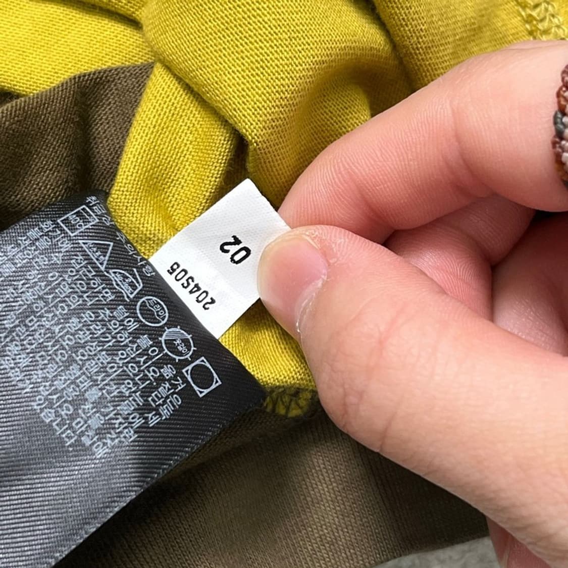  MARNI X UNIQLO 티셔츠 머스타드 L 상품이미지6