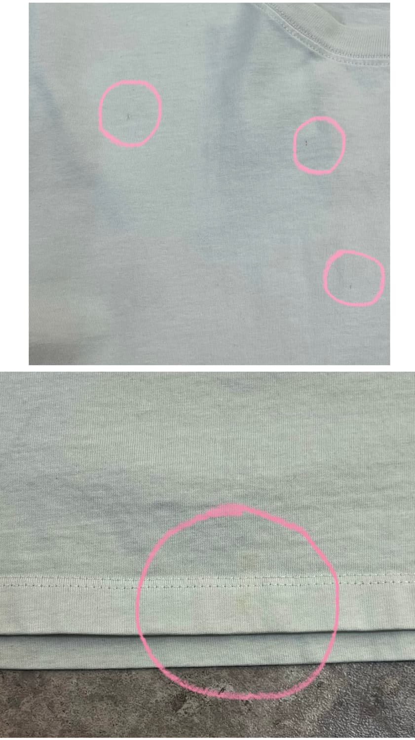 메종키츠네 더블폭스 반팔티 화이트 L #csz3412 상품이미지6