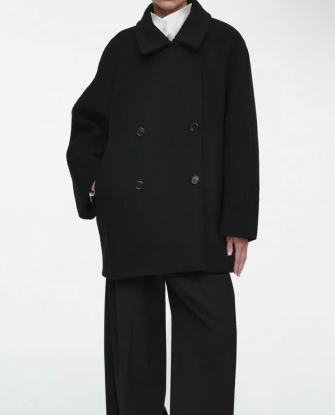 구해요) 코스 cos 여성 오버사이즈 더블 브레스티드 피코트xs 상품이미지1