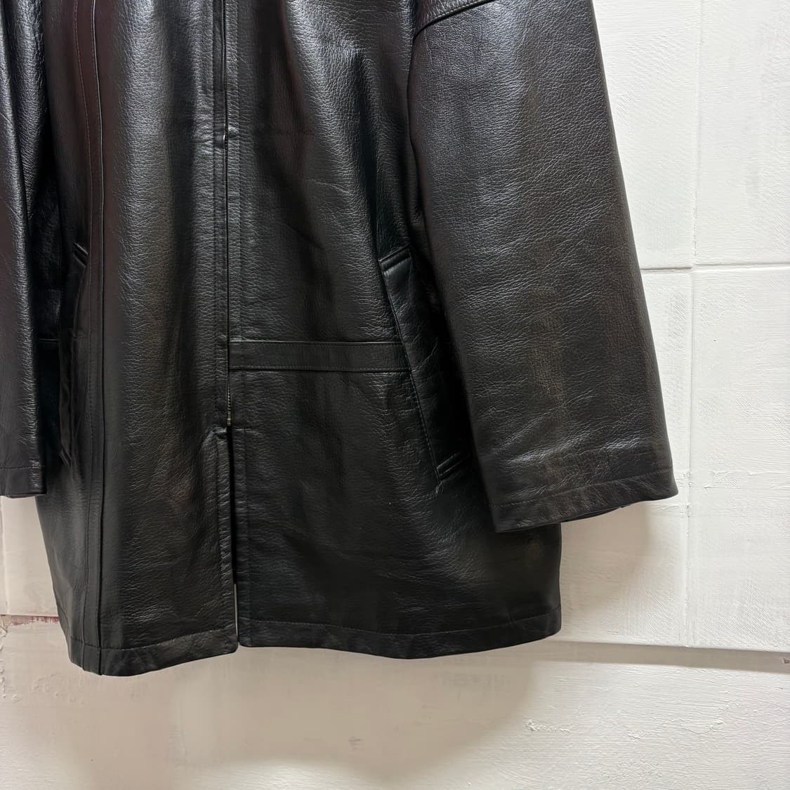 블랙 양가죽 자켓 트러커 JPN M 상품이미지3