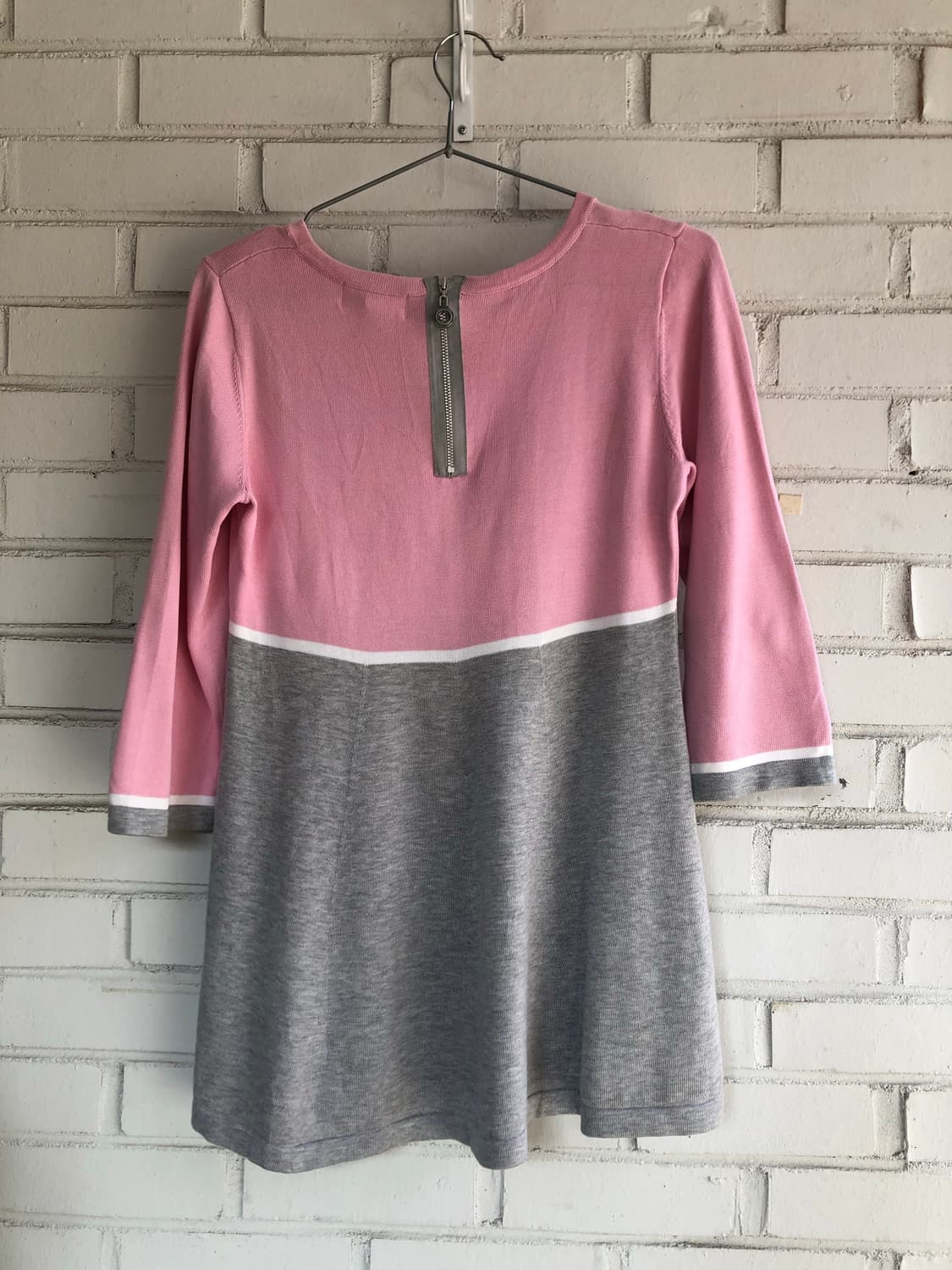 꾸레쥬 그레이 핑크 슬리브 상품이미지4
