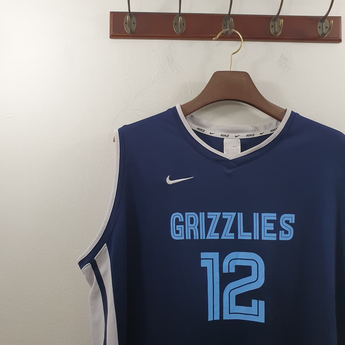 3XL 나이키 남성 멤피스 그리즐리스 NBA 스윙맨 농구 기능성 나시 상품이미지2