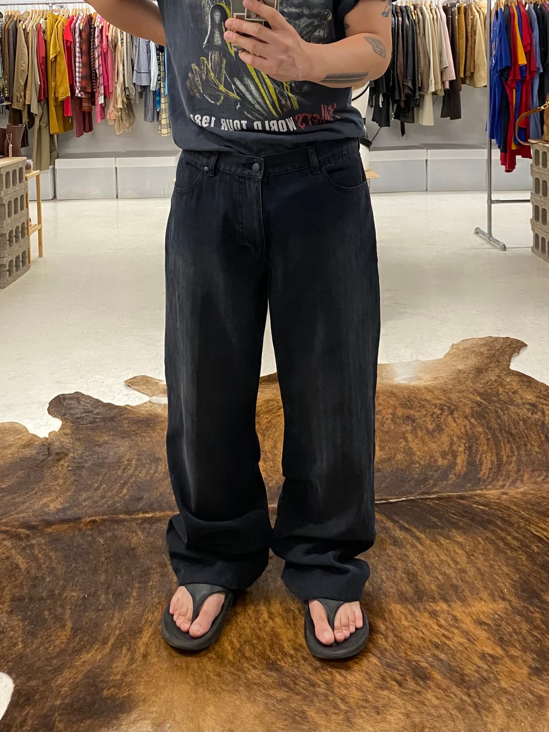 ARMANI EXCHANGE hbt wide denim 상품이미지1