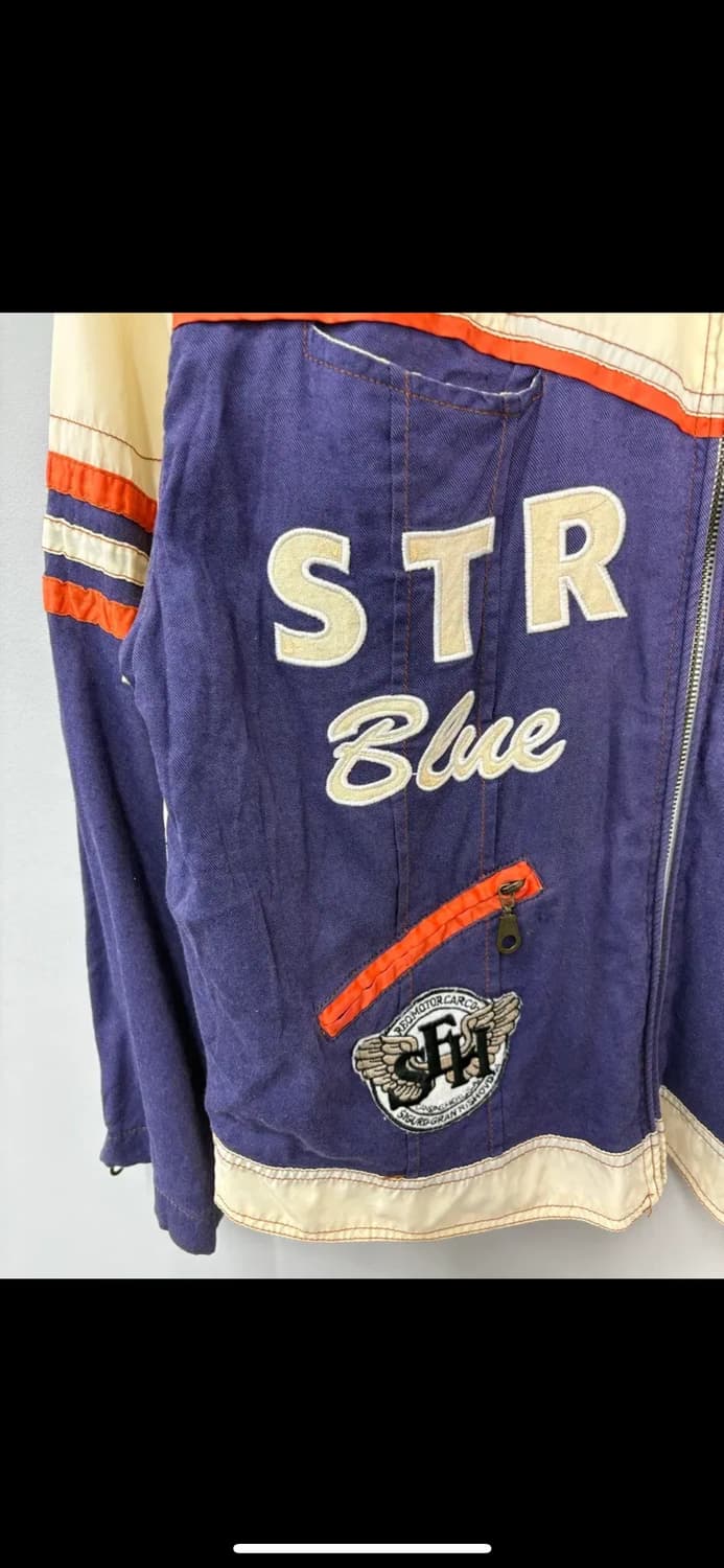 빈티지 풀자수 배색 트랙자켓 H1620 상품이미지3