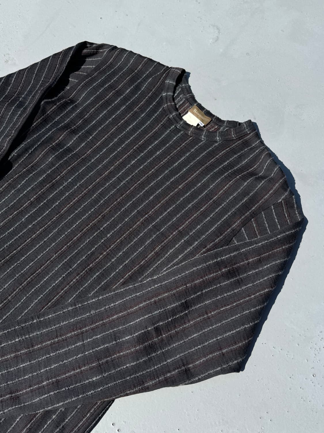 90’s Y’s for men Jacquard Stripe Knit 상품이미지1