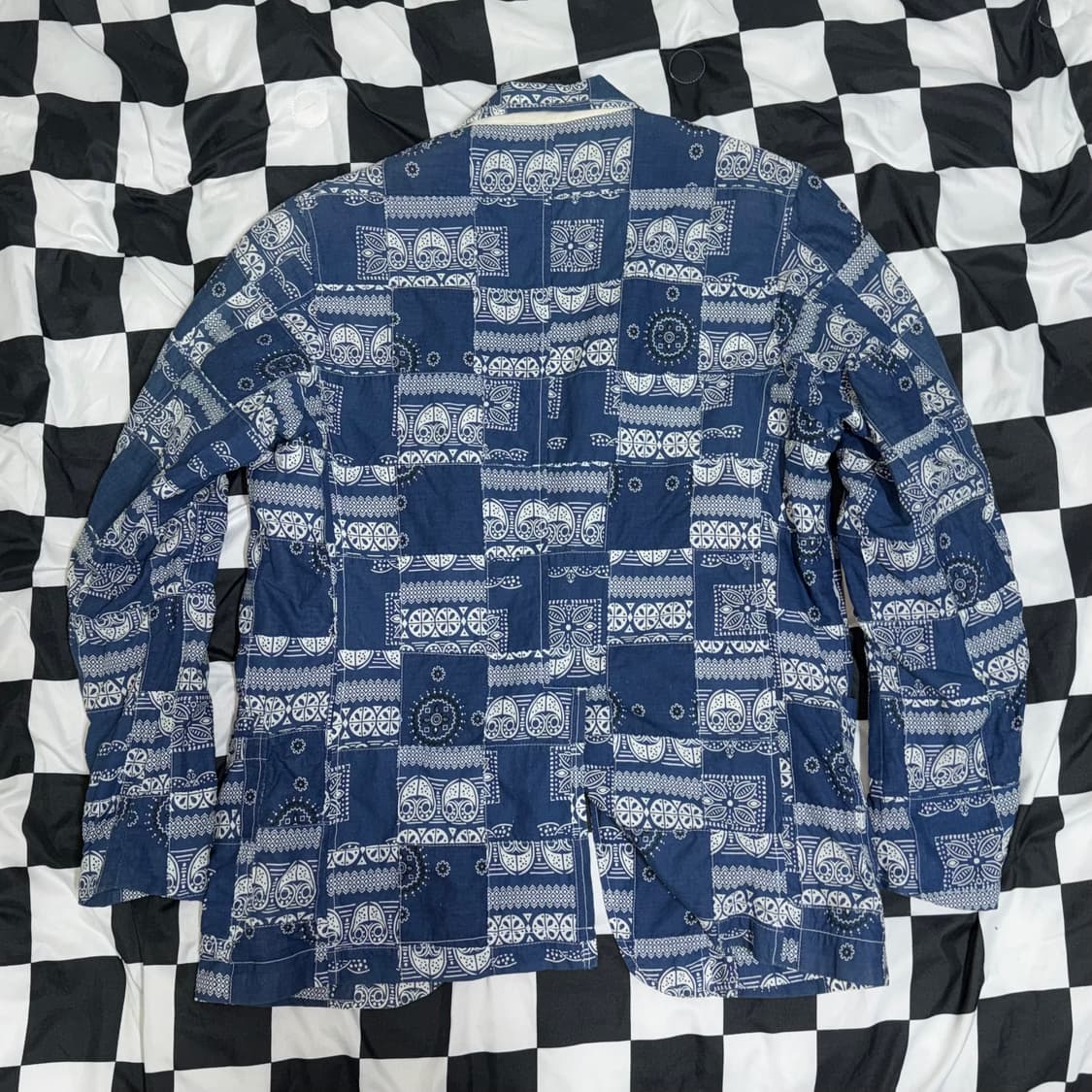 빔즈 패치워크 블레이저 코튼 자켓 상품이미지2