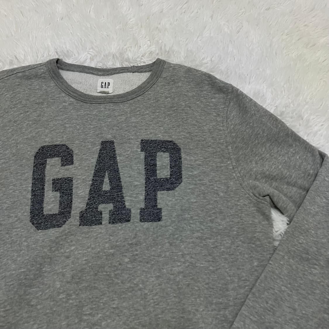 빈티지 그레이 GAP 맨투맨 858 y2k 갭 스트릿 모리 갸루 일본빈티 상품이미지3