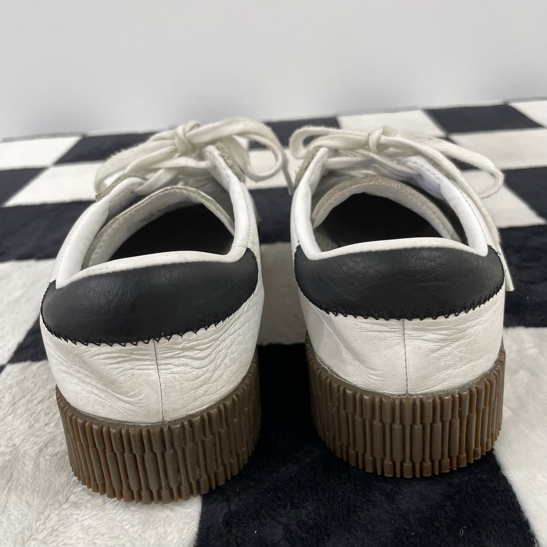 아디다스 삼바로즈 화이트 블랙 검 스니커즈 225mm 상품이미지4