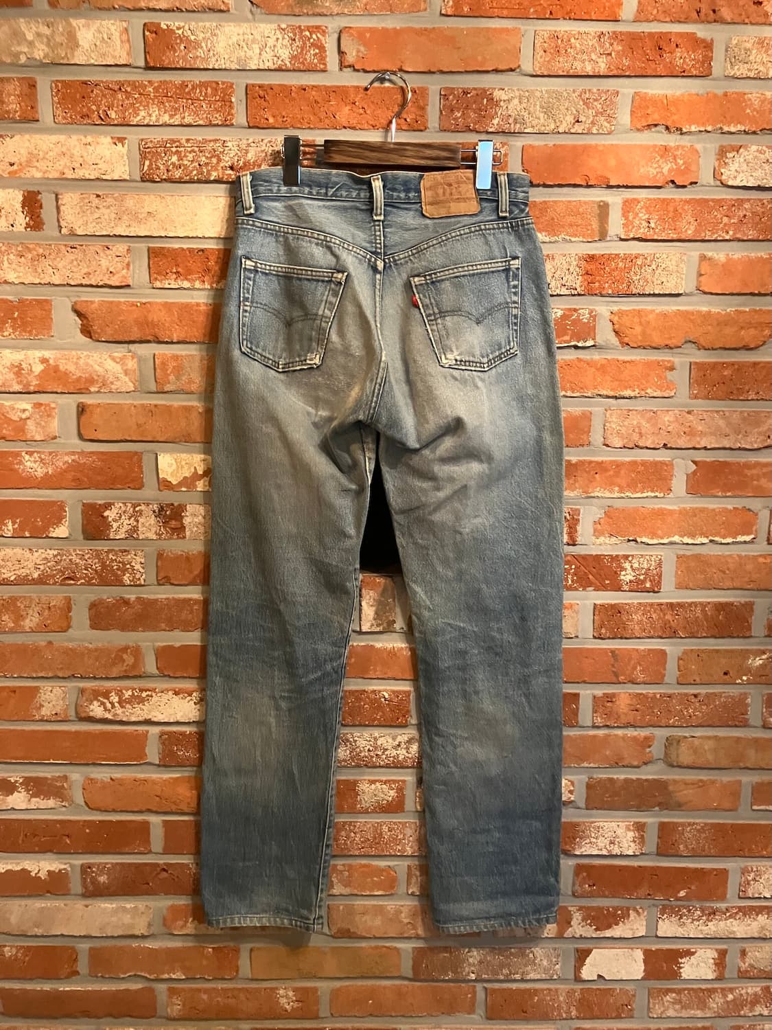 80s USA 빈티지 리바이스 501 이행기 66후기 논셀비지 데님 팬츠 상품이미지5