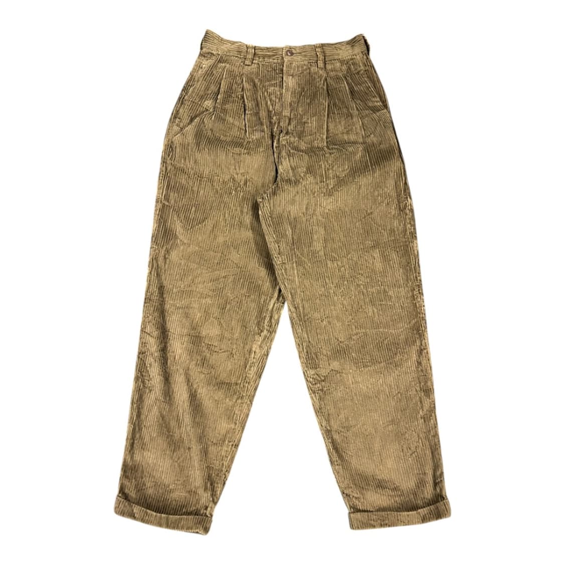 W-M) 에디바우어 브라운 하이웨이스트 코듀로이팬츠 BC-049 상품이미지1