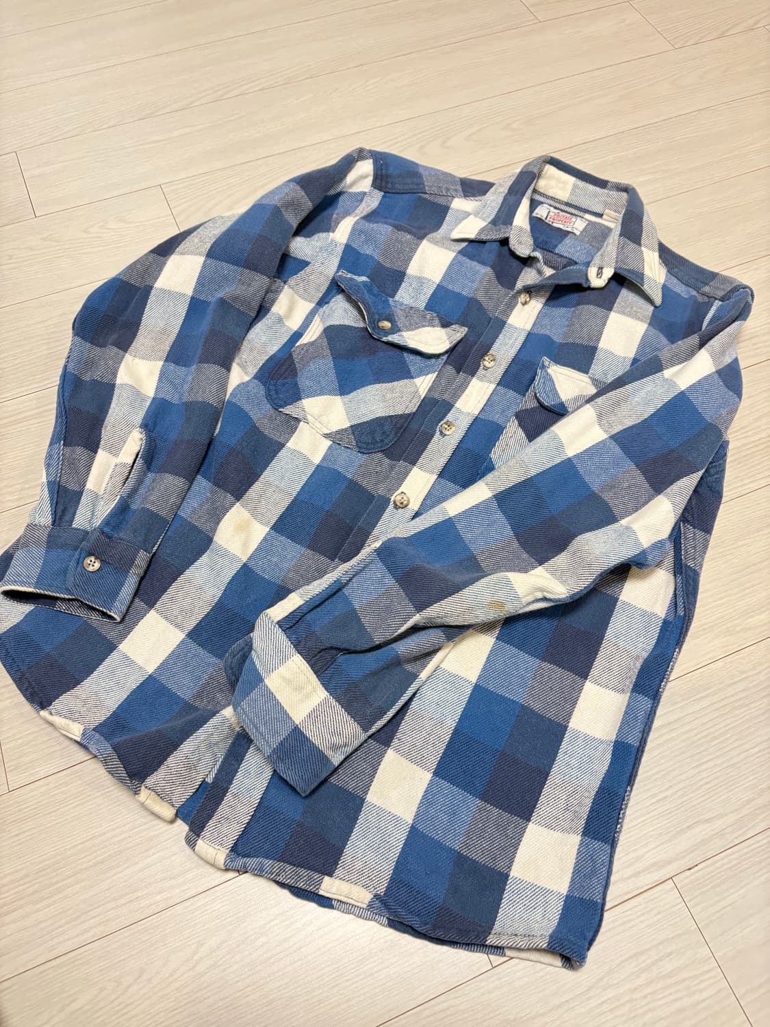 빈티지 체크 셔츠 95사이즈 리바이스 rrl 맛 상품이미지2