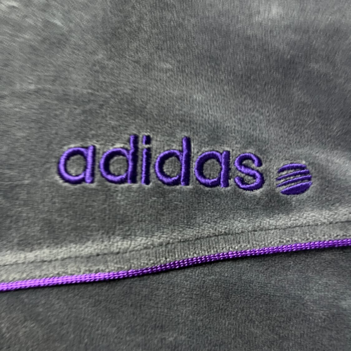 아디다스 벨루어 벨벳 트랙탑(실측확인) 상품이미지3