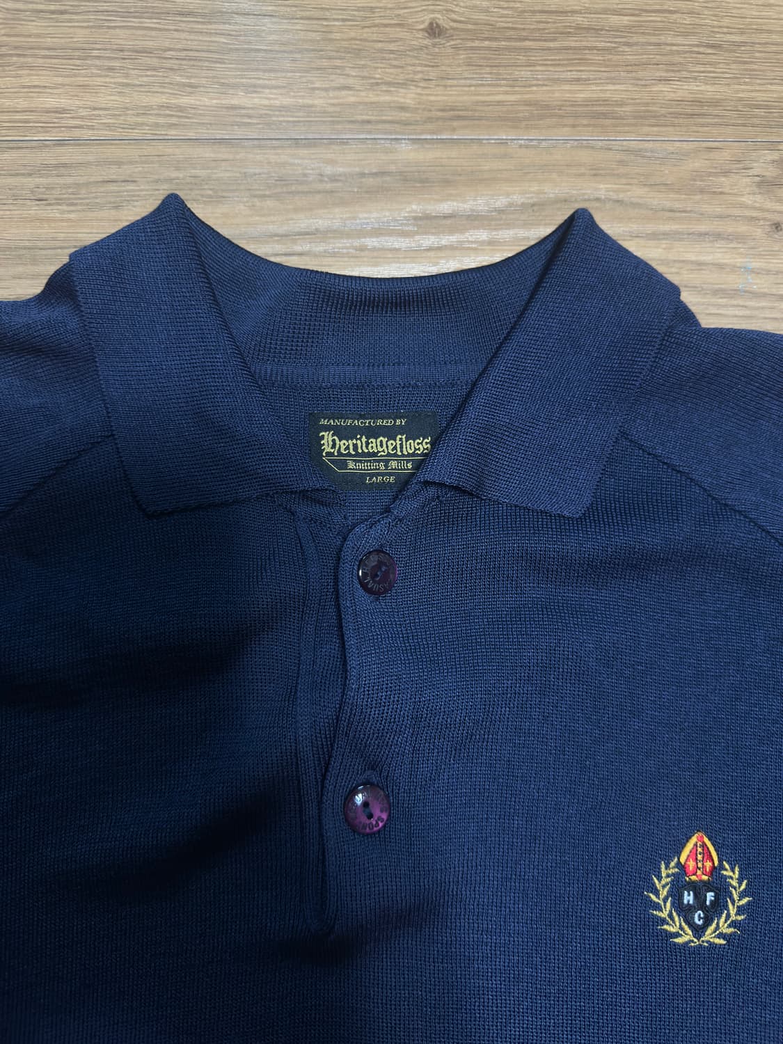 헤리티지 플로스 폴로 셔츠 카라티 XL 상품이미지3