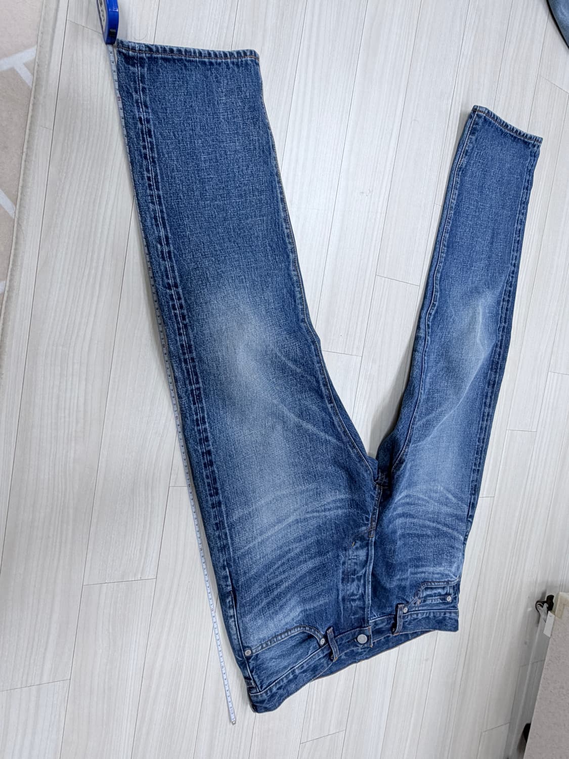 오디너리핏츠 5포켓 루즈 앵클진 유즈드, 32사이즈 상품이미지3