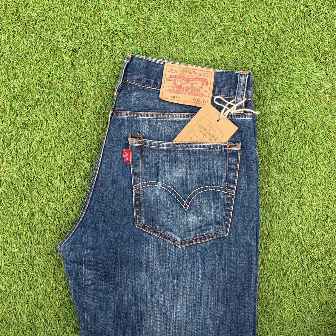 90s 리바이스 501 유럽판 스트레이트 데님 (33)   상품이미지3