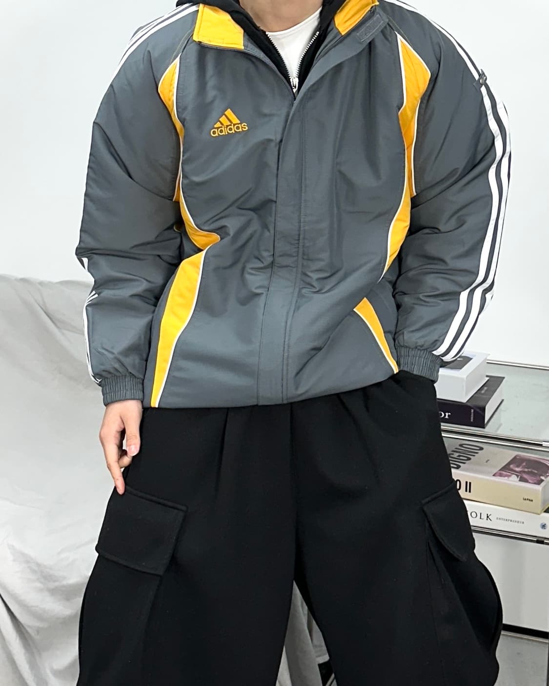 아디다스 00s 올드스쿨 그레이 점퍼 80 상품이미지2