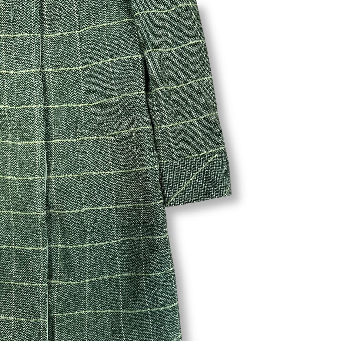 발렌티노 체크 코트 상품이미지3