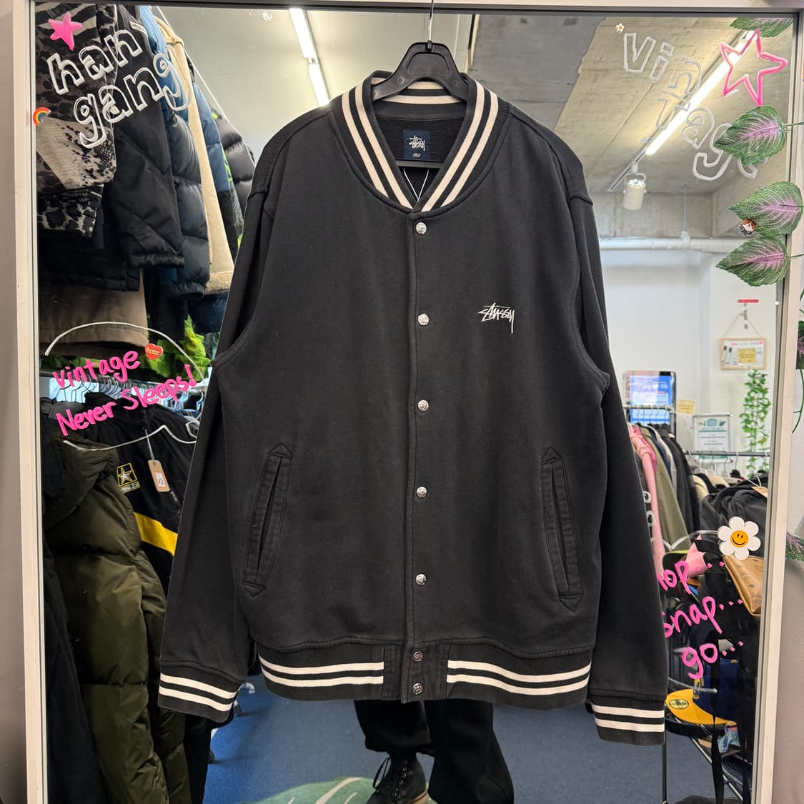 스투시 STUSSY Varsity Jacket 상품이미지1