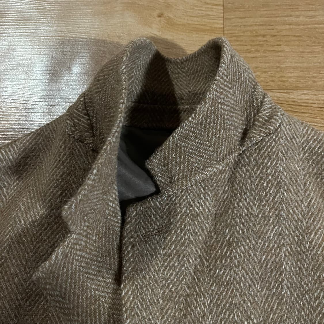 [105] (새상품) 커스텀멜로우 핸드메이드 헤링본 자켓 상품이미지5