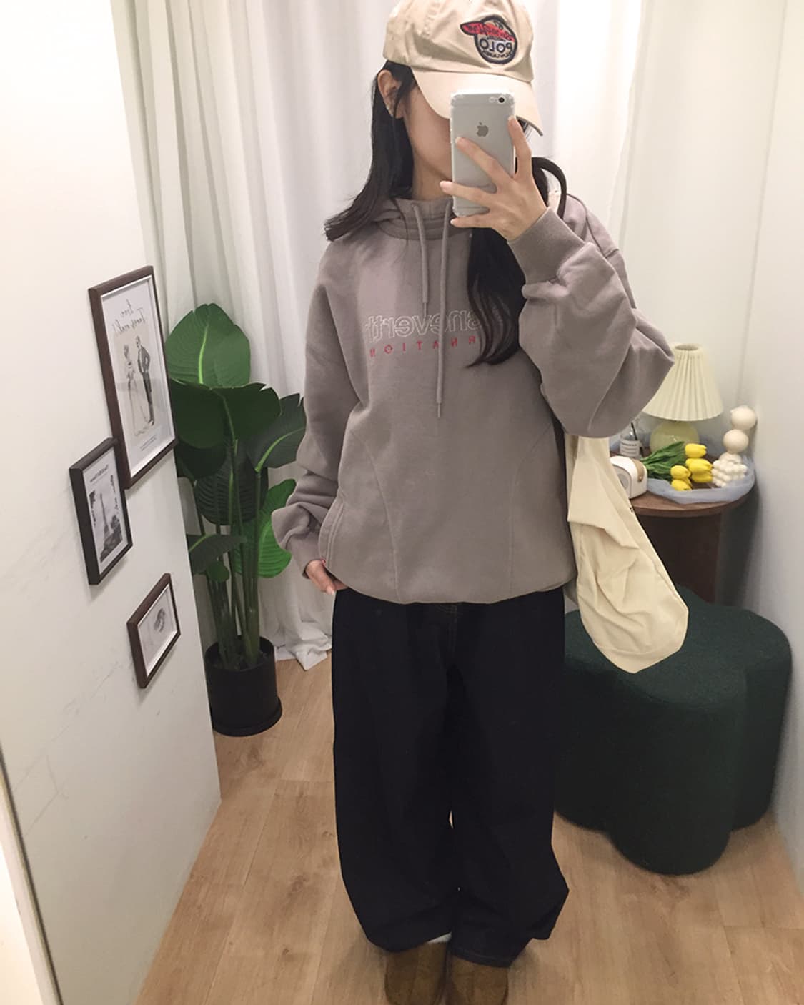 공용 디스이즈네버댓 레이어드 스웻후드티 100~105 상품이미지2