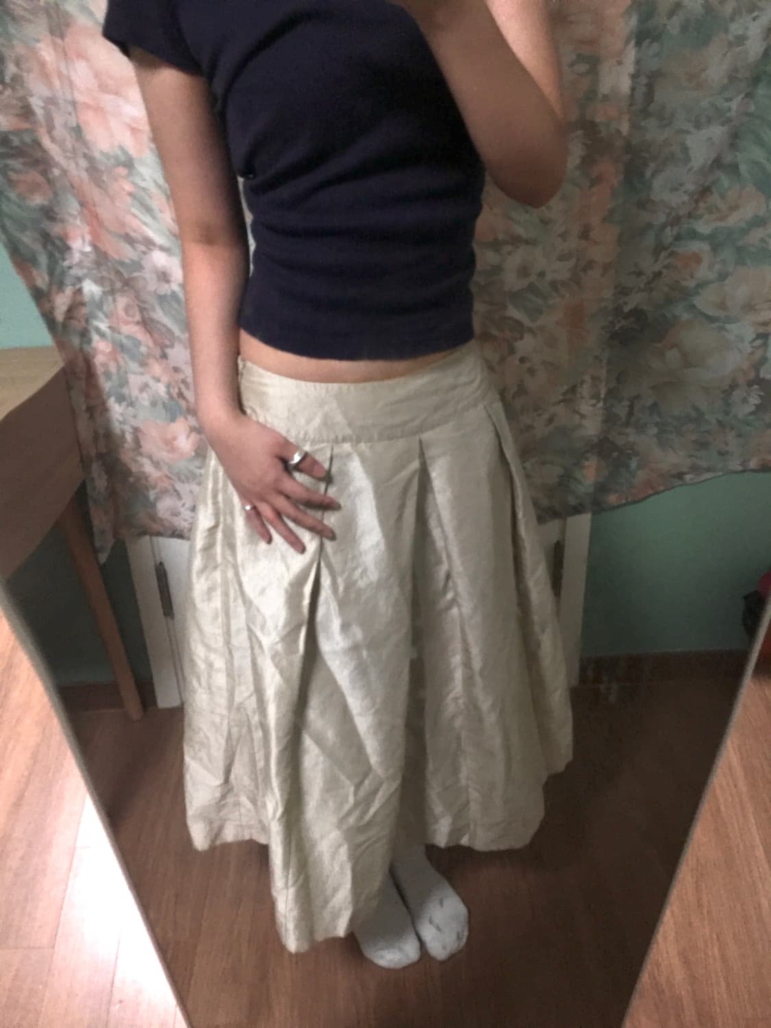 Japanese vintage slick long skirt 스커트 상품이미지1