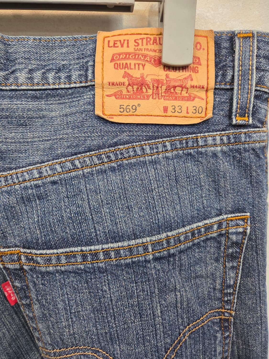 리바이스 루즈 스트레이트 569 데님팬츠 33 상품이미지3