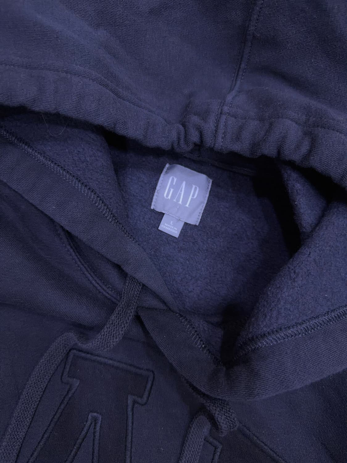 GAP 갭 로고 약기모 후드티 후디 블랙 L 상품이미지6