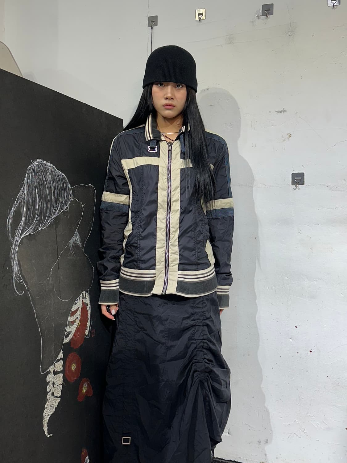 돌체 앤 가바나 00s 라이더 트랙 자켓 고딕 점퍼 M 상품이미지1